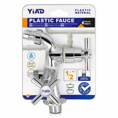 YiAD Plastic Faucet 1/2" (Item No. 79411)