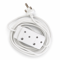 Alphaview 10m Extension Cord – White | MrPanda