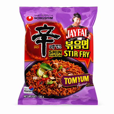 Nongshim Shin Ramyun Stir Fry Tomyum Noodles 130g