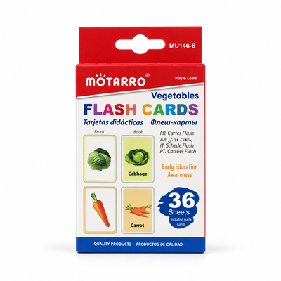 Vegetables Flash Cards