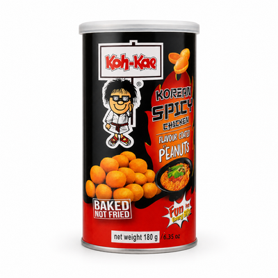 Koh-Kae Korean Spicy Chicken Coated Peanuts 180g