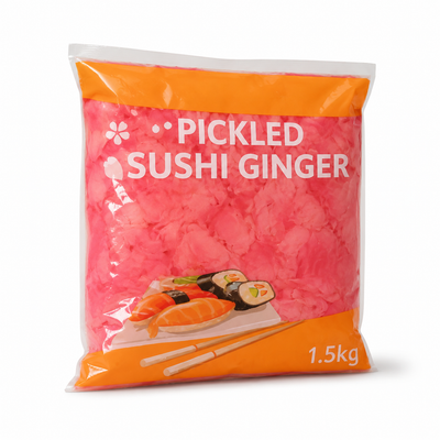 Pickled Sushi Ginger 1.5kg | Pink Gari for Sushi