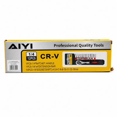AIYI 12-Piece 1/4-Inch Socket Set | MrPanda