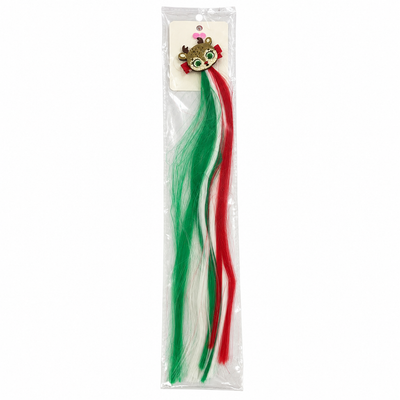 Christmas Reindeer Hair Clip & Coloured Extensions | Mr Panda