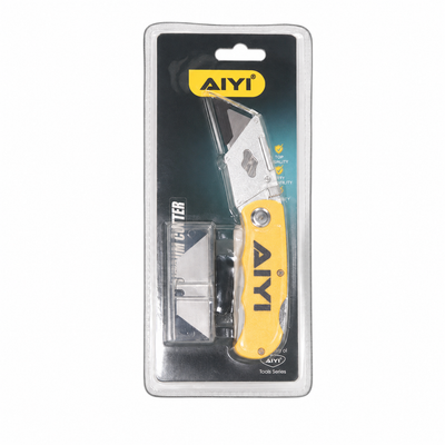 AIYI Folding Utility Knife with Spare Blades