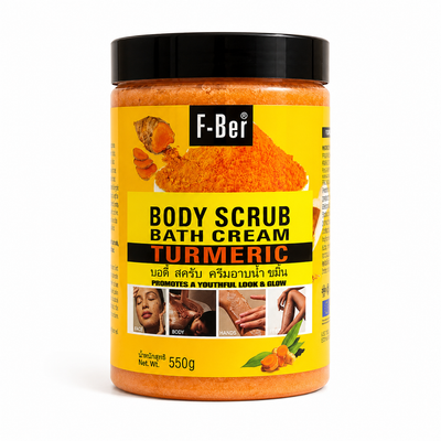 F-Ber Turmeric Body Scrub Bath Cream 550g