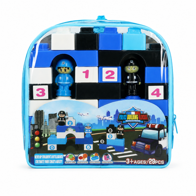 Police Building Blocks Set – 29 Pieces | Ages 3+