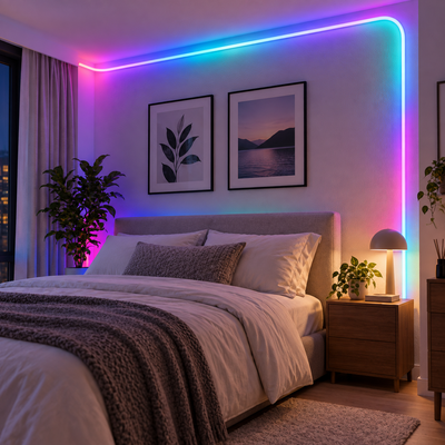 10-meter IC-RGB LED Neon Rope Light