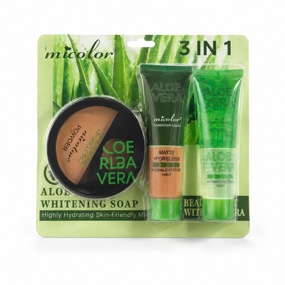 Aloe Vera 3-in-1 Beauty Makeup Set