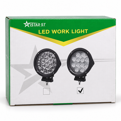 ISTAR-ST Round LED Work Light – 6000K IP67