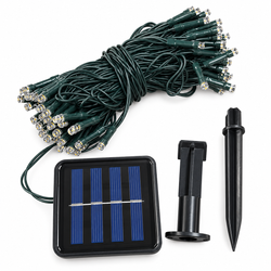 100 LED Solar String Lights Warm White 10m | Mr Panda