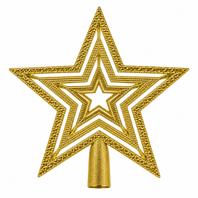 Gold Christmas Tree Topper Star | Mr Panda