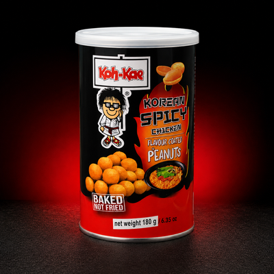 Koh-Kae Korean Spicy Chicken Coated Peanuts 180g