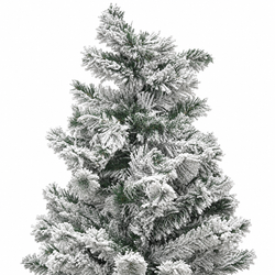 1.8m Snow-Flocked Artificial Christmas Tree | Mr Panda