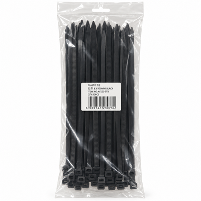 Black Cable Ties 8 × 500mm 50 Pack | Mr Panda
