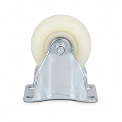 3-Inch Fixed Nylon Caster Wheel with Metal Bracket