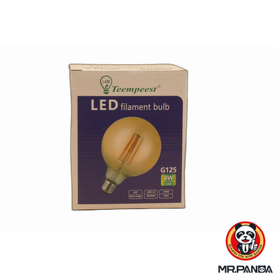 Teempeest G125 6W LED Filament Bulb