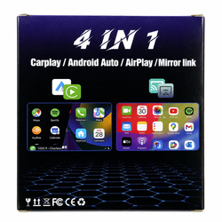4-in-1 Wireless CarPlay / Android Auto / AirPlay / Mirror Link Adapter