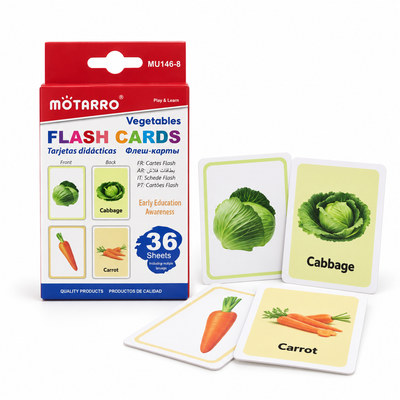 Vegetables Flash Cards