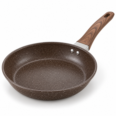 20cm Maifanshi Non-Stick Frying Pan – Brown | MrPanda