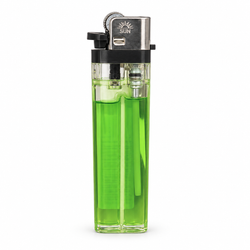 SUN G006 Refillable Lighters – Assorted Colours, 50 Pack
