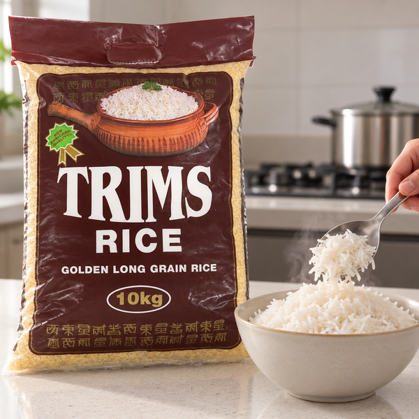 Trims Golden Long Grain Rice 10kg | MrPanda - MR PANDA