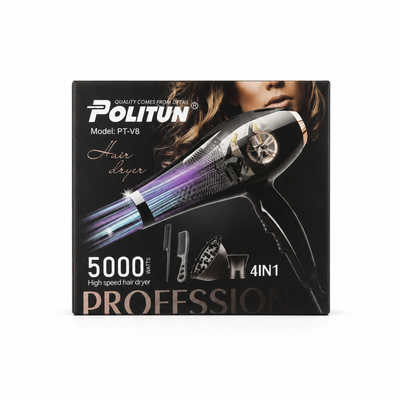 Politun PT-V8 4-in-1 Professional Hair Dryer