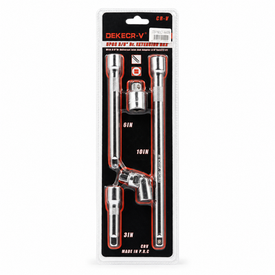 DEKECR-V 5-Piece 3/8-Inch Drive Extension Bar Set