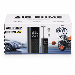 A6 Portable Digital Air Pump | Rechargeable Tyre Inflator