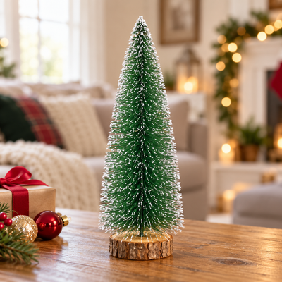 26 mm Snow-Tipped Mini Christmas Tree | Mr Panda
