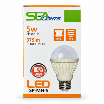 SEA Lights 5W B22 LED Bulb 6500K Day White