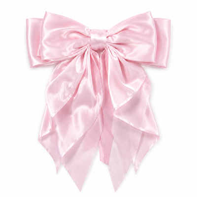 Oversized Satin Bow Headband