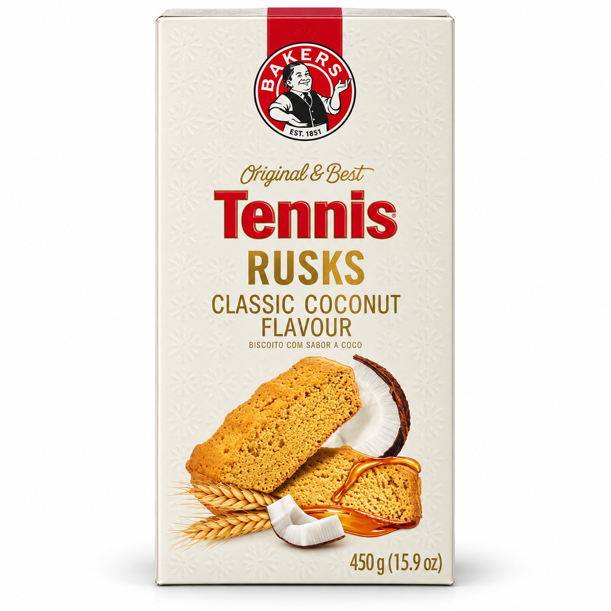 Bakers Tennis Rusks Classic Coconut 450g | MrPanda - MR PANDA