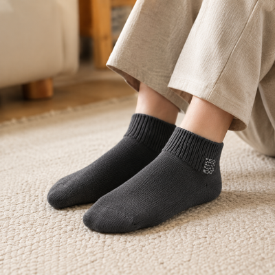 Men’s Dark Grey Everyday Crew Socks – Single Pair