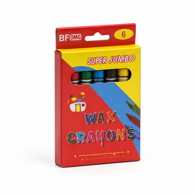 use main template Super Jumbo Wax Crayons – 6 Piece Set