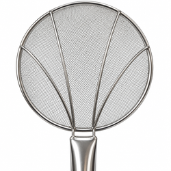 25cm Metal Mesh Skimmer with Long Handle | MrPanda