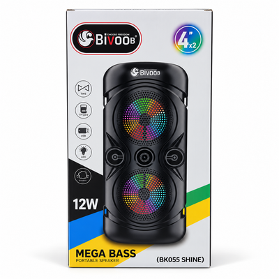 Bivoob BK055 Shine 12W LED Portable Speaker | Mr Panda