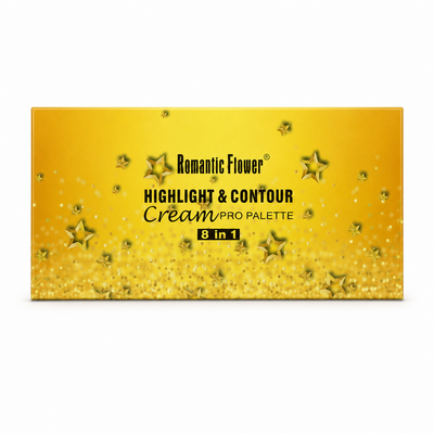 Romantic Flower 8-in-1 Highlight & Contour Cream Palette