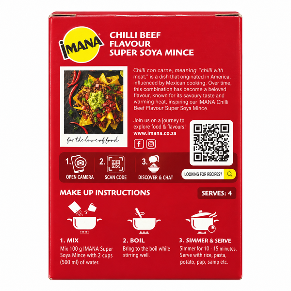 IMANA Chilli Beef Super Soya Mince 100g | MrPanda - MR PANDA