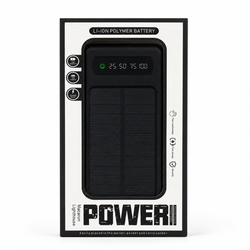 AL-28 Solar Power Bank with Digital Charge Display
