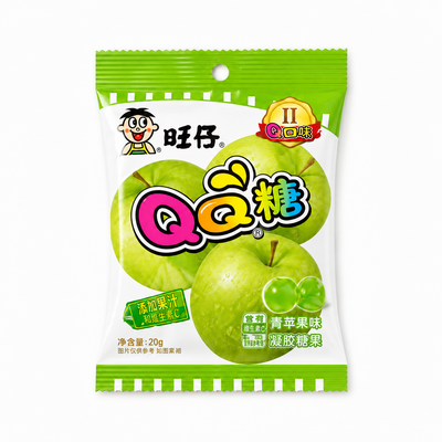 Want Want QQ Green Apple Gummy Candy 20g