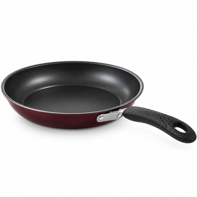 Supa Brite 22cm Frying Pan – Burgundy | Mr Panda
