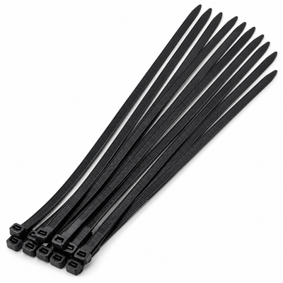 Black Cable Ties 8 × 500mm 50 Pack | Mr Panda