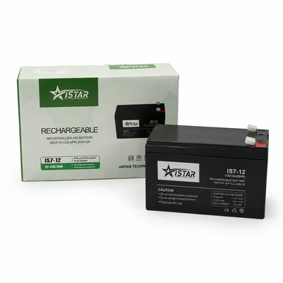 iSTAR IS7-12 12V 7Ah Rechargeable Deep Cycle Battery