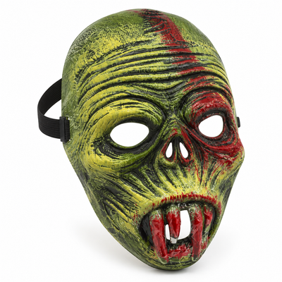 Green Zombie Halloween Costume Mask