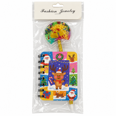 Christmas Mini Notebook & Decorative Pen Set | Mr Panda