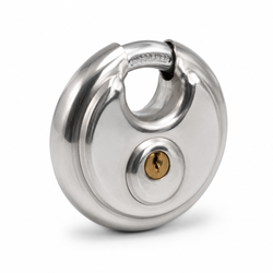 90mm Stainless Steel Disc Padlock 2590C | MrPanda