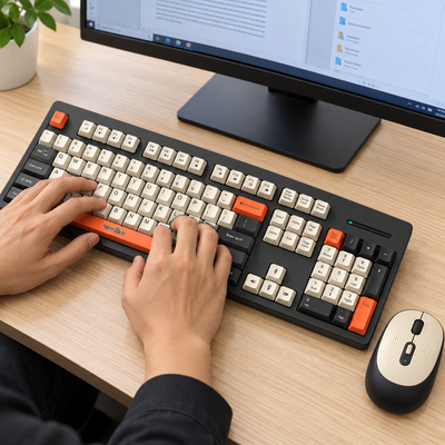 Weibo WB-111 Wireless Keyboard & Mouse Combo | Mr Panda