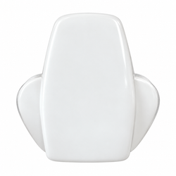 16A 250V Three-Pin Plug White & Clear | Mr Panda