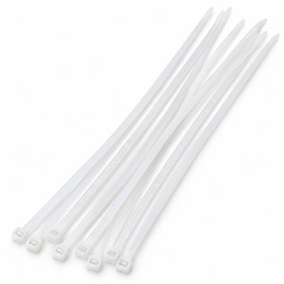 White Cable Ties 4 x 350mm | Plastic Ties | Mr Panda